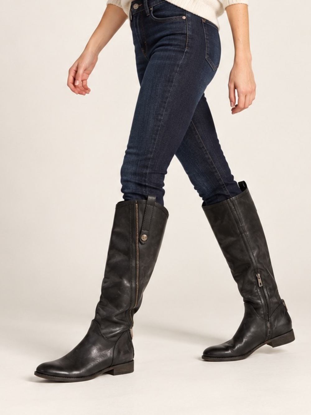 Sam Edelman Patrice Black/Gray Boot. Size 6.5